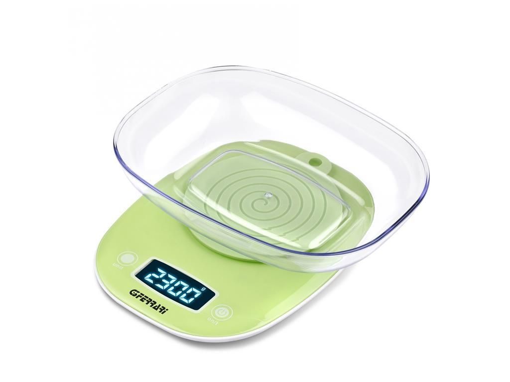 cantar de bucatarie cu bol g3ferrari wendy, 5kg, verde - imagine 5